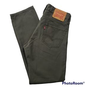Levi's 511 slim straight fit olive green 30 X 30